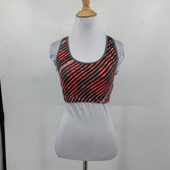 Athleta Sports Bra Womens M Medium Multi Electra Triple Dare Cutout Racerback - Picture 2 of 10